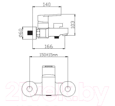 Смеситель Wisent WP3030