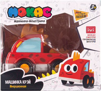 Автомобиль игрушечный Мокас Push'n'Go Крэй / MVP112C