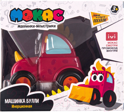 Автомобиль игрушечный Мокас Push'n'Go Булли / MVP113B