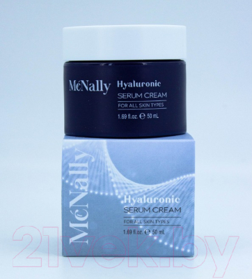 Крем для лица McNally Hyaluronic Serum Cream Увлажняющий с гиалуроновой кислотой (50мл)