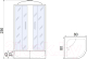 Миниатюра изображения товара Душевая кабина Мономах XL 80/43 С МЗ