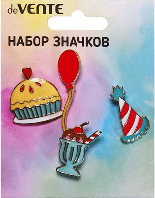 Набор значков deVente Birthday Party / 8092128