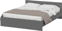 Двуспальная кровать Mio Tesoro Денвер 160x200 (графит серый) - 