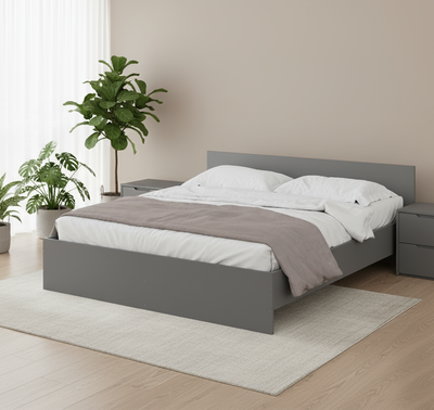 Двуспальная кровать Mio Tesoro Денвер 160x200 (графит серый) -