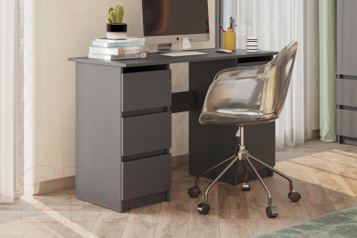 Письменный стол Mio Tesoro Денвер 1.2м (графит серый)