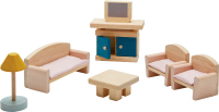 Комплект аксессуаров для кукольного домика Plan Toys Набор мебели для гостиной / 7355 - 