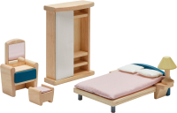 Комплект аксессуаров для кукольного домика Plan Toys Набор мебели для спальни / 7357 - 