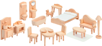 Комплект аксессуаров для кукольного домика Plan Toys Набор мебели для дома / 7359 - 
