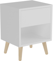 Прикроватная тумба Калифорния мебель Хаук ТП03 (белый) - 