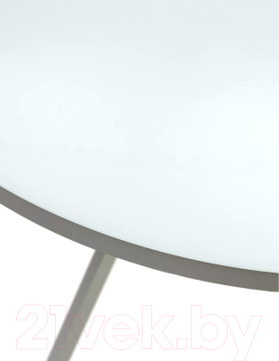 Обеденный стол M-City Дарио D110 раскладной / 464M05637 (белый стекло/белый)