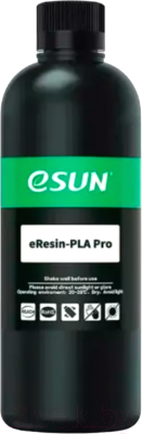 Фотополимерная смола для 3D-принтера eSUN eResin-PLA Pro / ERESINPLAPRO-B05 (500г, черный)