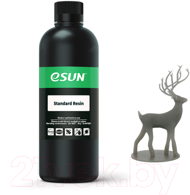 Фотополимерная смола для 3D-принтера eSUN Standard Resin / STANDARDRESIN-H05 (500г, серый)