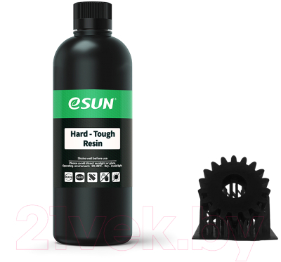 Фотополимерная смола для 3D-принтера eSUN Hard-Tough Resin / HARDTOUGHRESIN-B05 (500г, черный)