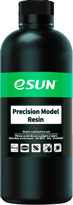 Фотополимерная смола для 3D-принтера eSUN Precision Model Resin (500г, оранжевый/красный)