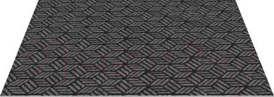 Коврик грязезащитный Shahintex Жаккард ТПР 100x150 01 S / 828562 (графит)