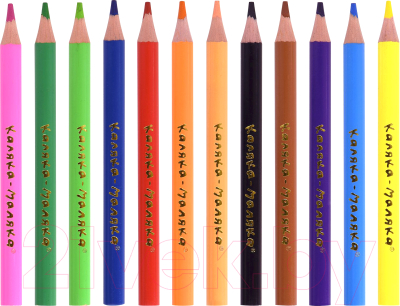 Набор цветных карандашей Каляка-Маляка Jumbo / КККМ12Т (12цв)