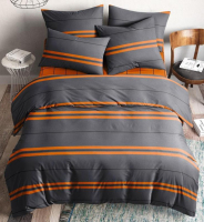 Комплект постельного белья Ночь нежна Royal Оранж 2сп 50x70 (2) книжка / 70726-1+10366-1 - 