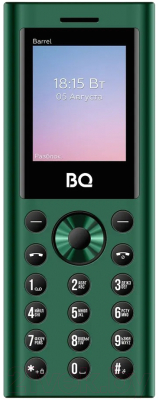 Мобильный телефон BQ 1858 Barrel (зеленый/черный)