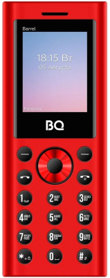Мобильный телефон BQ 1858 Barrel (красный/черный)