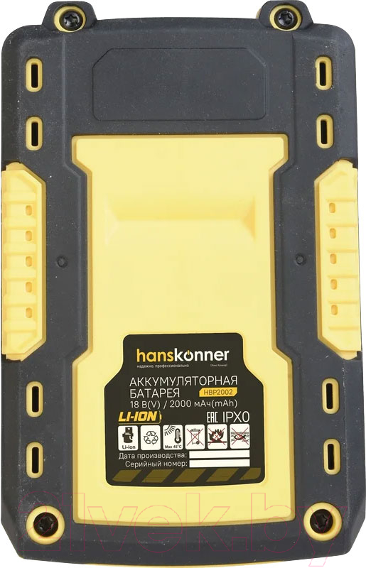 Аккумулятор для электроинструмента Hanskonner HBP2002