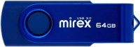 Usb flash накопитель Mirex Swivel Deep Blue 64GB (13600-FM3BSL64) - 