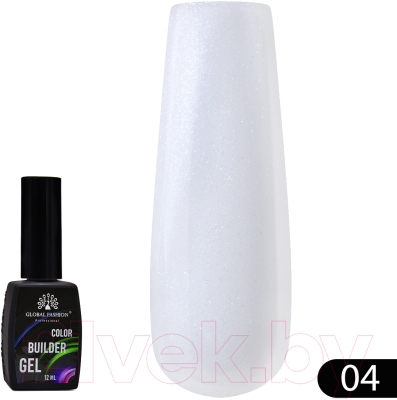 Гель-лак для ногтей Global Fashion Color Builder Gel 04 (12мл)