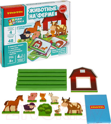 

Развивающая игра, БондиЛогика Животные на ферме / ВВ6159