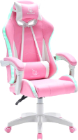 Кресло геймерское GameLab Tetra RGB GL-425  (розовый) - 