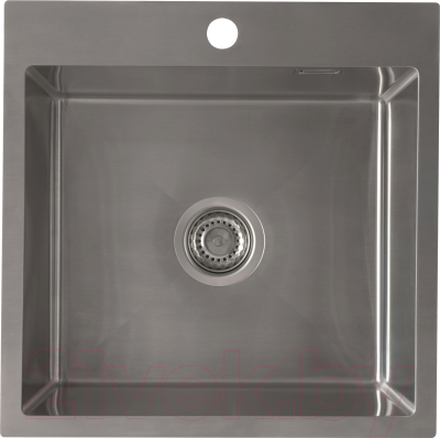 Мойка кухонная Ukinox Практика PRV500.500-GT10C 0CW