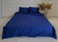 Комплект постельного белья Lilia КПБс 2-спальный (сатин/синий) - 