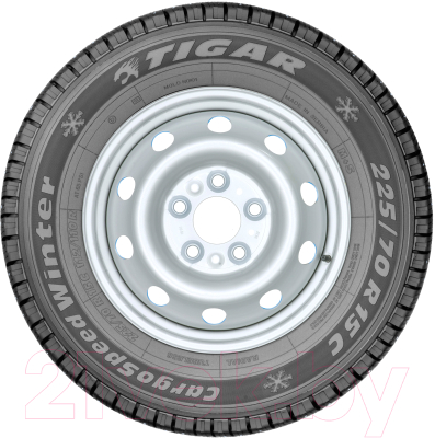 Зимняя легкогрузовая шина Tigar Cargo Speed Winter 195/70R15C 104/102R (шипы)