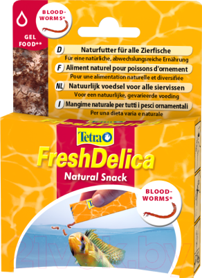 Корм для рыб Tetra Fresh Delica Bloodworms / 709903/768741 (48г)