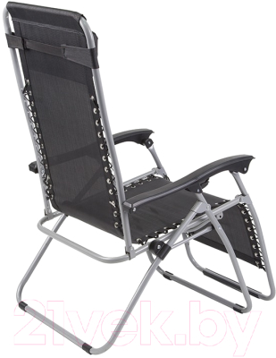 Кресло-шезлонг складное GoGarden Fiesta / 50306 (черный)