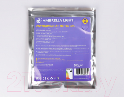 Светодиодная лента Ambrella 2835 180Led 14.4W 4500K / GS1302