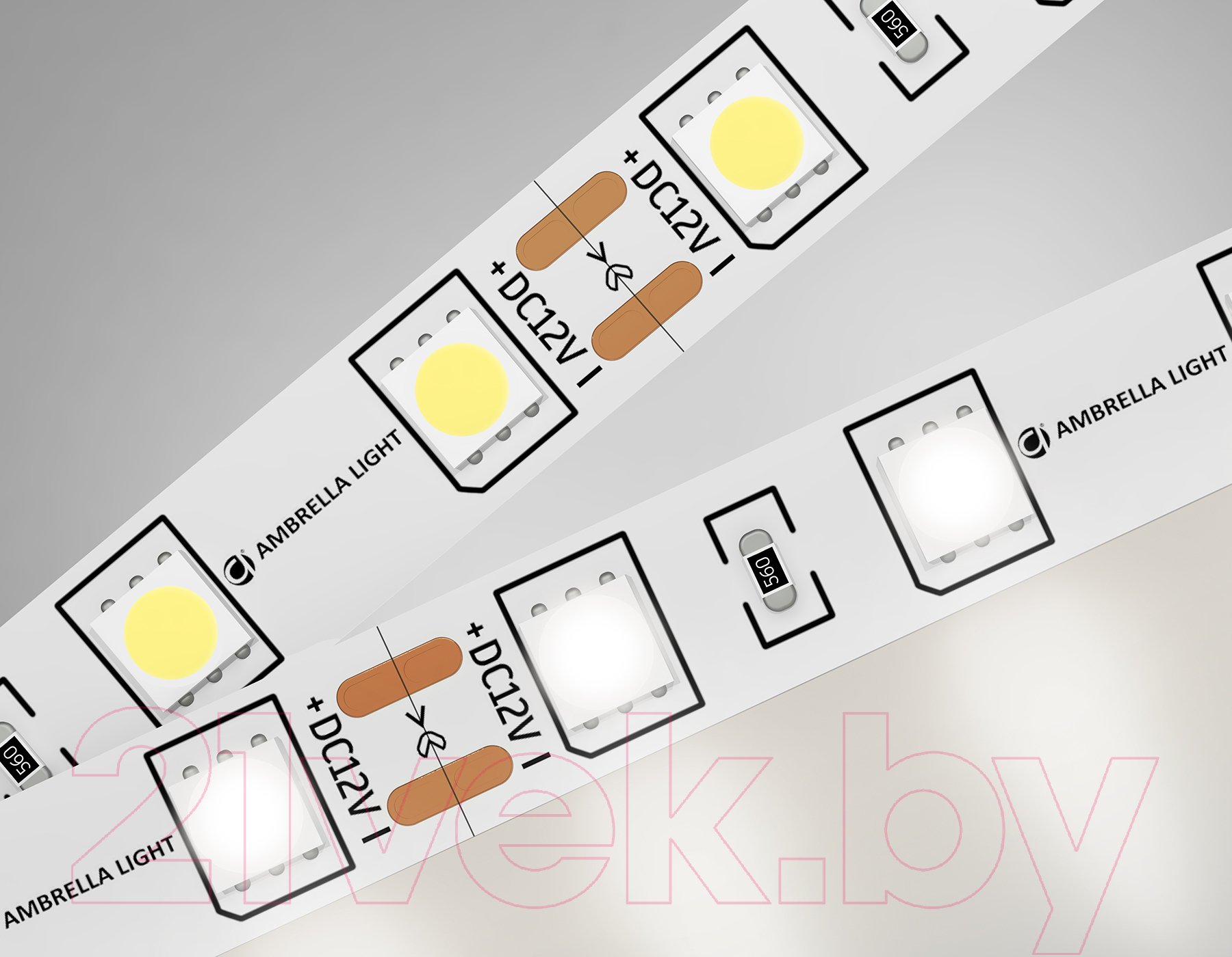 Светодиодная лента Ambrella 5050 60Led 14.4W 4500K / GS2002 — фото 6