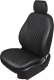 Комплект чехлов для сидений Seintex 88947 (черный) - 