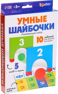 

Развивающий игровой набор, Умные шайбочки / 9278980