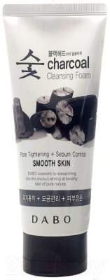 Пенка для умывания Dabo Charcoal Cleansing Foam Smooth Skin (150мл)