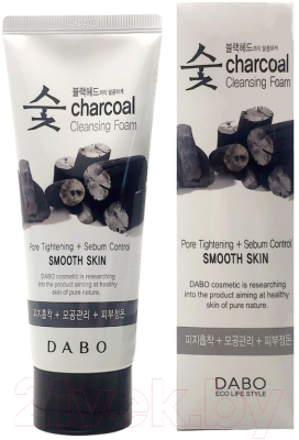 Пенка для умывания Dabo Charcoal Cleansing Foam Smooth Skin (150мл)
