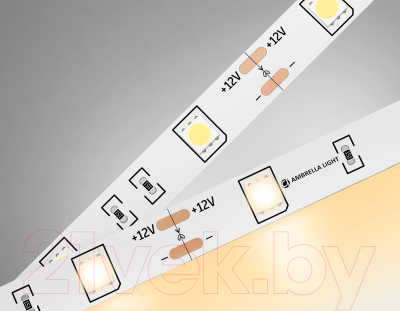 Светодиодная лента Ambrella 5050 30Led 7.2W 3000K / GS1801