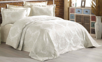 Набор текстиля для спальни DO&CO Diva 240x260 / 10756  (пудра) - 