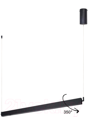 Потолочный светильник Kinklight Талия 08208-125.19 (черный)