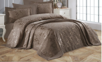 Набор текстиля для спальни DO&CO Gul 240x260 / 11181 (коричневый) - 