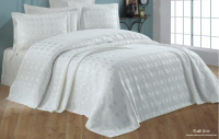 Набор текстиля для спальни DO&CO Ekose 240x260 / 11563 (кремовый) - 