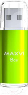 Usb flash накопитель Maxvi MP 8GB 2.0 (зеленый)