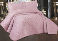 Набор текстиля для спальни DO&CO Amelia 250x260 / 11685 (персиковый) - 