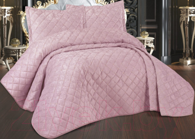 Набор текстиля для спальни DO&CO Amelia 250x260 / 11685 (персиковый)