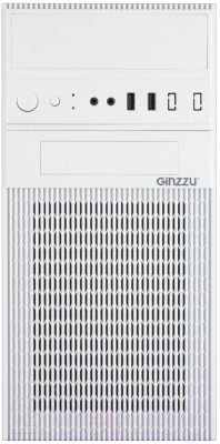Корпус для компьютера Ginzzu D290 (белый)