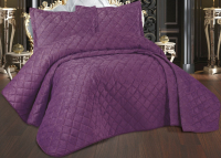 Набор текстиля для спальни DO&CO Amelia 250x260 / 11685 (лиловый) - 