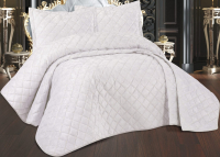 Набор текстиля для спальни DO&CO Amelia 250x260 / 11685 (кремовый) - 